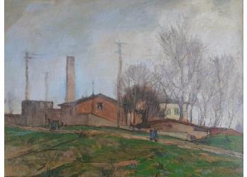 Vecchia fabbrica sull'Arno Vecchia fabbrica sull'Arno